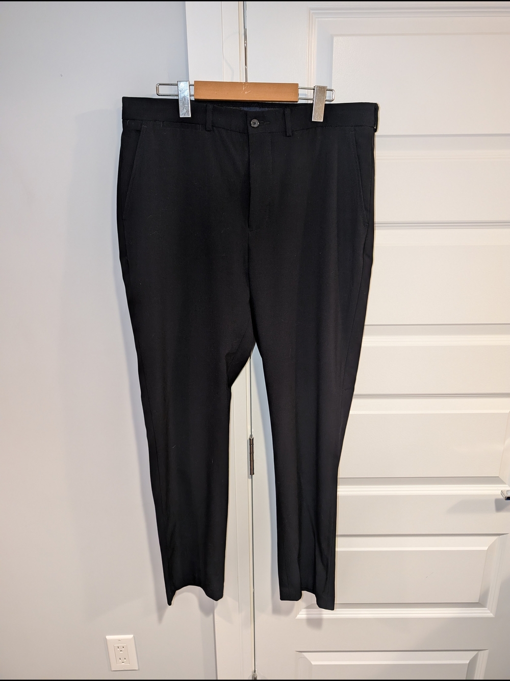 Robert Graham Black Men's Dress Pants 34x30